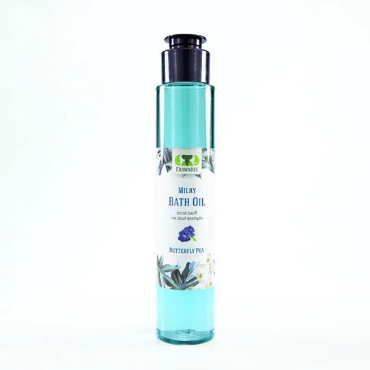 Minyak mandi dengan ekstrak Butterfly Pea